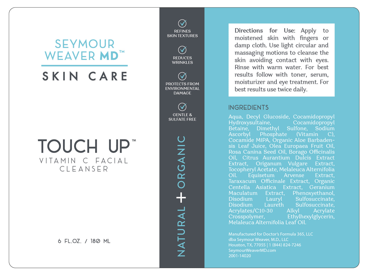 TOUCH UP Vitamin C Facial Cleanser
